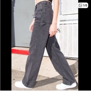 Brandy Melville J. Galt Dark Gray Carpenter Pants